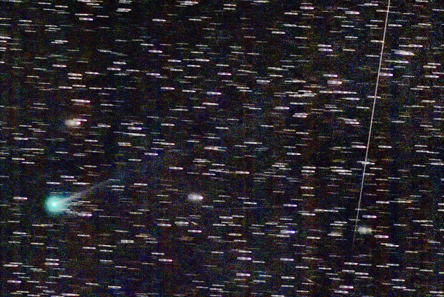Kometa C/2018 V1 Machholz-Fujikawa-Iwamoto. Šaltinis: Universe Today
